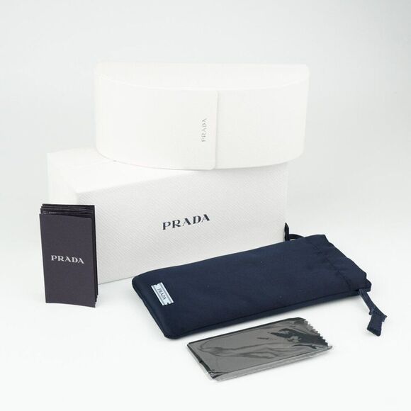 NEW Prada PRA15S 18Q4I2 Peach Light Brown Rectangle Unisex Sunglasses 0PR A15S - Picture 12 of 12